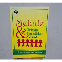 Image of Metode dan Teknik Penelitian Sosial