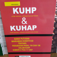 KUHP DAN KUHAP, ED. LENGKAP