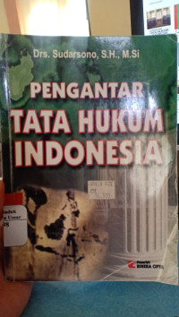 Image of Pengantar Tata Hukum Indonesia