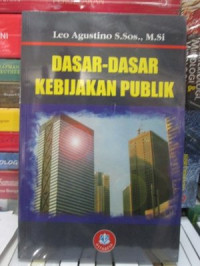 Image of Dasar-Dasar Kebijakan Publik