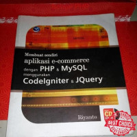 Image of Membuat sendiri aplikasie-commerce dengan PHP & MySQL menggunakan Codelgniter & jQuery