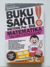 BUKU SAKTI METODE Per - BAB MATEMATIKA