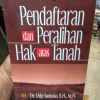 Image of Pendaftaran dan peralihan hak atas tanah, cet.5