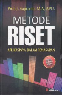 Image of Metode Riset : Aplikasinya Dalam Pemasaran