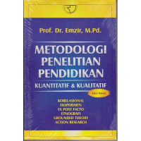 Metodologi Penelitian Pendidikan Kuantitatif & Kualitatif