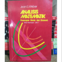 Image of Analisis Matematik : Penerapan Bisnis dan Ekonomi  Jilid 2