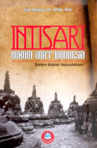 Image of Intisari Hukum Adat Indonesia: Dalam Kajian Kepustakaan