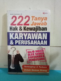 Image of 222 Tanya jawab hak & kewajiban