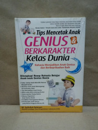 Image of Tips Mencetak Anak Genius & Berkarak Kelas Dunia