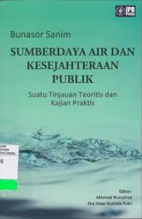 Sumberdaya air dan kesejahteraan publik