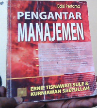 Image of Pengantar Manajemen Edisi Pertama