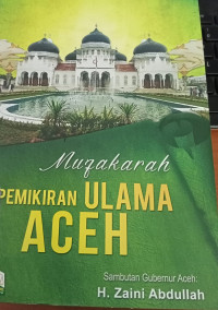 Muzakarah Pemikiran Ulama Aceh