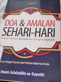 Image of Do'a dan Amalan Sehari - Hari  : Hidup Penuh Berkah di Setiap Langkah