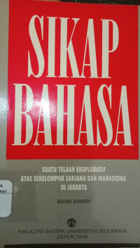 Image of Sikap Bahasa. ( D. Kemalawati )