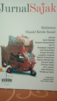 Jurnal sajak : Kritis ( Sajak ) Kritik Sosial ( D. Kemalawati )