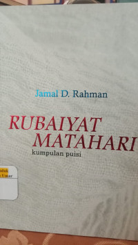 Image of Rubaiyat Matahari. ( D, Kemalawati )