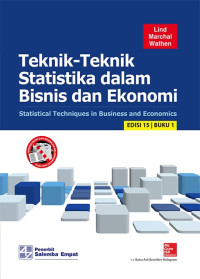 Image of Teknik - teknik statistika dalam ekonomi bisnis dan ekonomi, buku 1