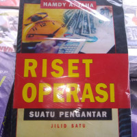 Image of Riset Operasi. Jilid 1