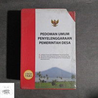 Pedoman Umum Penyelenggaraan Pemerintah Desa