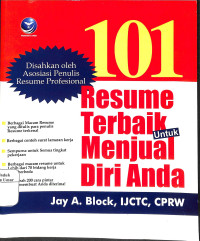 Image of 101 Resume Terbaik Menjual Diri Anda