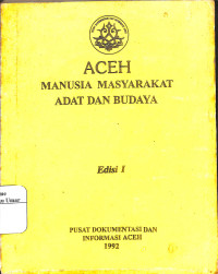 Image of Aceh Manusia Masyarakat Adat dan Budaya