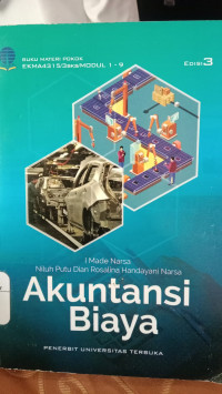 Akuntansi Biaya. Ed- 3