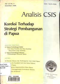 Image of Analisis CSIS Vol.35, No.4, Desember 2006