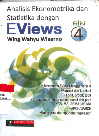 Image of Analisis Ekonometrika dan Statistika dengan Eviews . Ed 4