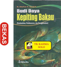 Image of Budi Daya Kepiting Bakau ( Pembenihan, Pembesara, Penggemukan)