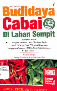 Budidaya Cabai Di Lahan Sempit