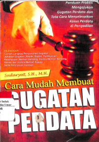 Image of Cara mudah membuat gugatan perdata
