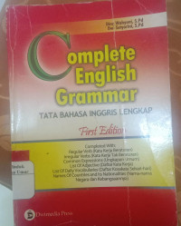 Image of Complete English Grammar : Tata Bahasa Inggris Lengkap