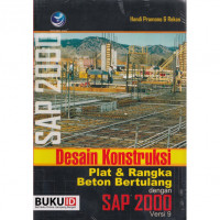 Desain Konstruksi Plat dan Rangka Beton Bertulang Dengan Sap 2000 Versi 9