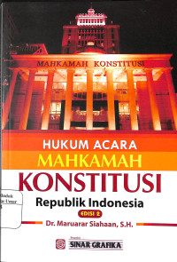 Image of Hukum Acara Mahkamah Konstitusi Republik Indonesia edisi 2