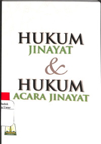 Image of Hukum Jinayat Dan Hukum Acara Jinayat