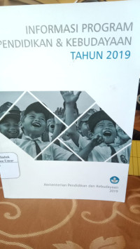 Image of Informasi Program Pendidikan dan Kebudayaan Tahun 2019