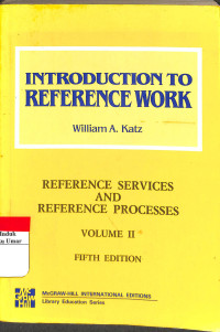 Image of Introduction To Reference Work Volume. II