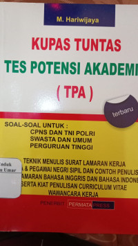 Image of Kupas Tuntas Tes Potensi Akademik ( TPA )