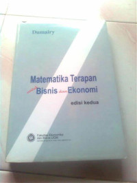 Image of Matematika Terapan untuk Bisnis dan Ekonomi. Ed : 2