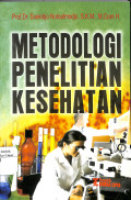 Metodologi Penelitian Kesehatan