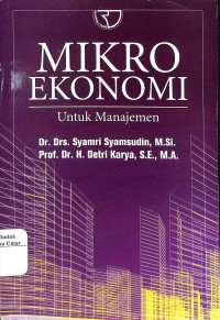 Image of Mikro Ekonomi Untuk Manajemen