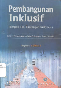 Image of Pembangunan Inklusif : Prospek dan Tantangan Indonesia