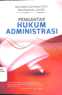Image of Pengantar Hukum Administrasi