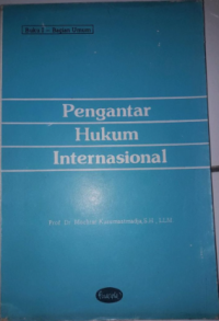 Image of Pengantar Hukum Internasional. ( D. Kemalawati )
