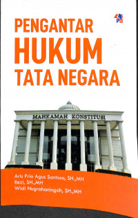Image of PENGANTAR HUKUM TATA NEGARA