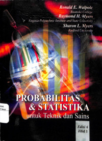 Image of Probabilitas & Statistika ; untuk Teknik dan Sains