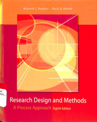 Image of Research Design and Methods; A Process Approach Ed.8