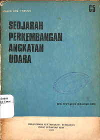 Image of Sedjarah Perkembangan Angkatan Udara