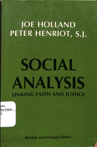 Image of Social Analysis: Linking Faith And Justice