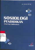 Sosiologi Pendidikan ( Teori Dan Apikasinya)